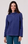 Bewear B268 bluza z wysokim kołnierzem indygo 