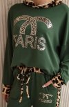 Komplet Paris Bluza i Spodnie khaki-1