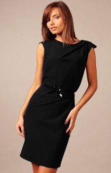 *Vera Fashion Estera sukienka czarna *Vera Fashion Estera sukienka czarna