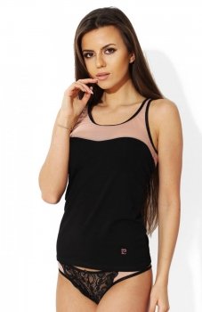 Pierre Cardin 6736 koszulka i figi czarne Pierre Cardin 6736 koszulka i figi czarne