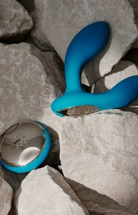 Lelo Hugo wibracyjny masażer prostaty ocean blue
