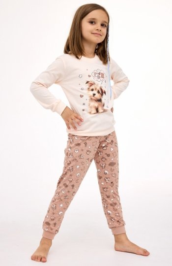 Cornette Kids Girl 594/193 Sweet Dog piżama dziewczęca 