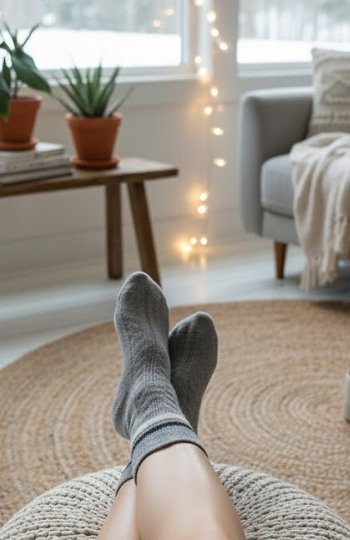 WiK 104 Kaszmir skarpety damskie 