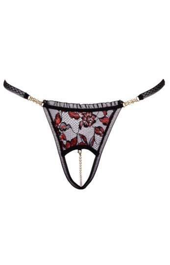 Crotchless seksowne stringi damskie