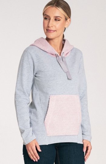 Figl M1045 różowa bluza damska 