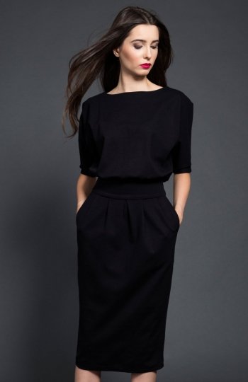 *Kasia Miciak design mono sukienka czarna