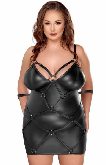 *Cottelli Bondage mini sukienka z kajdankami