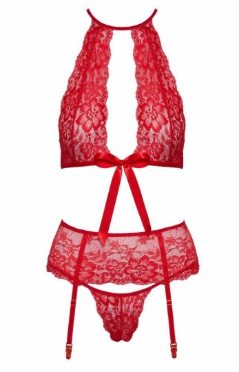Kissable Giftly komplet czerwony