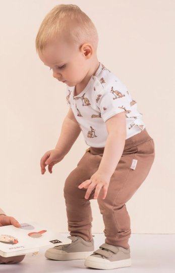 Bawełniane body w zajączki