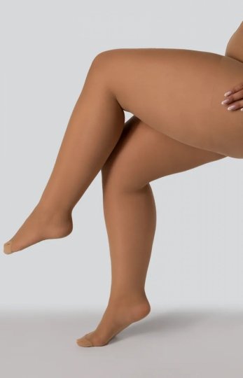 Mona półmatowe rajstopy damskie Sofia 40 DEN jasper