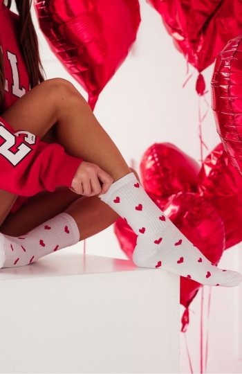 Milena 0200-077 Drobne Serduszka skarpety damskie 