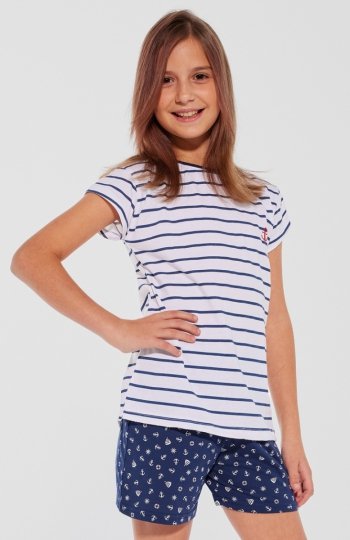 Cornette Kids Girl 245/103 Marine piżama dziewczęca 