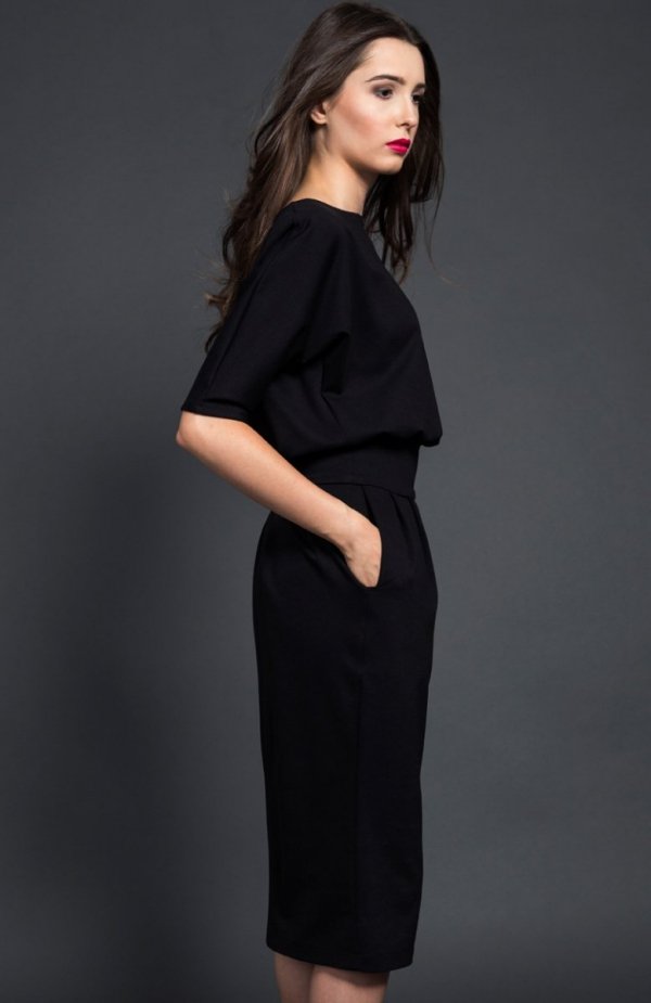 Kasia Miciak design mono sukienka czarna