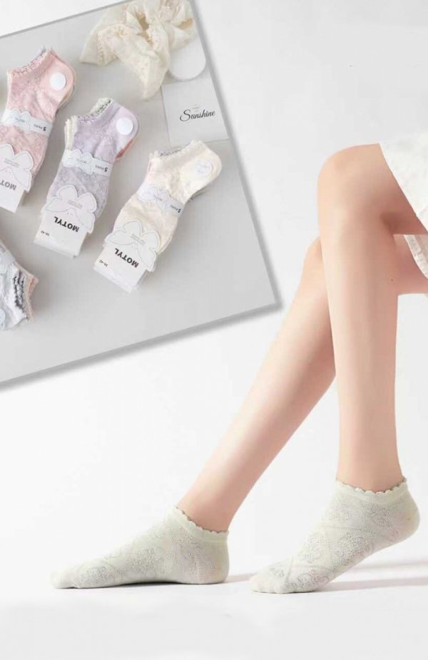 WiK Motyl 3504 wz.16 Ażur stopki damskie 