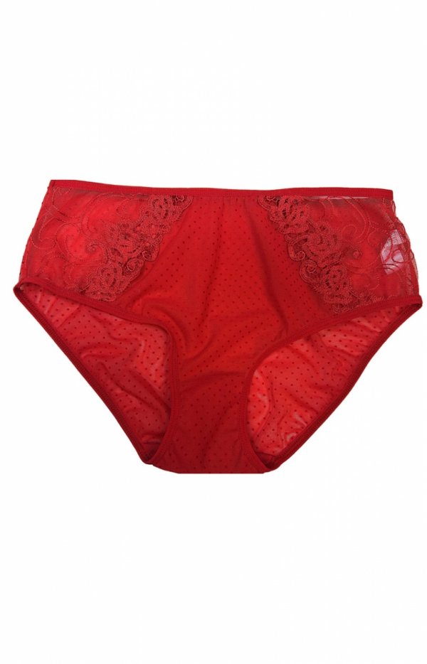 Sawren Cabaret czerwone figi z wysokim stanem-2