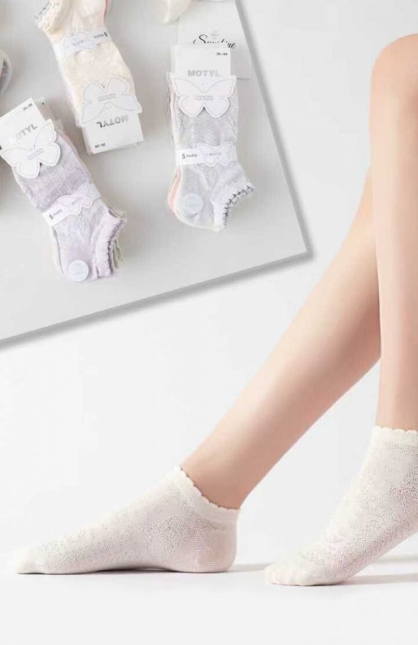 WiK 3504 wz.61 Ażur stopki damskie 