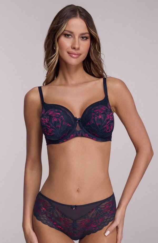 Ava 2182 Navy Blue biustonosz semi soft 