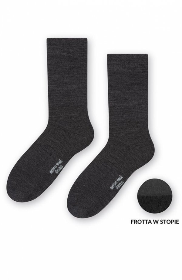 Steven art.130 Półfrotte Merino Wool skarpety męskie 