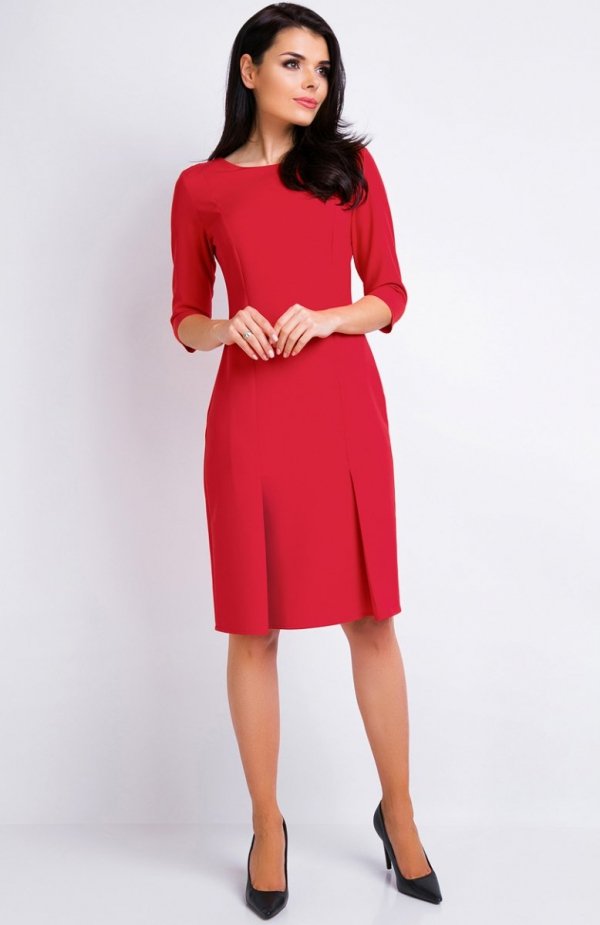 Awama A158 sukienka czerwona