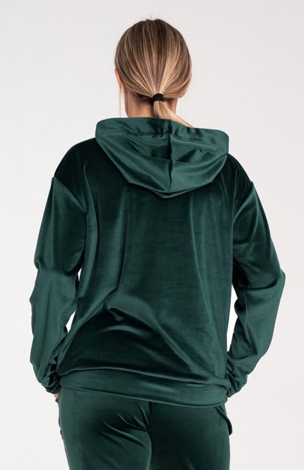 Figl M745 zielona bluza damska  tył