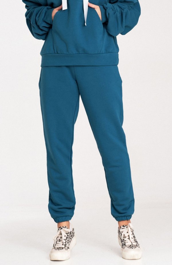 Figl M1056 niebieskie spodnie damskie 