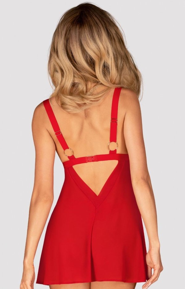Obsessive Elianes koszulka babydoll i stringi tył