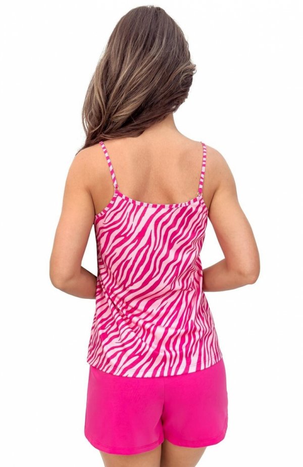 Donna Zebra Top piżama damska tył