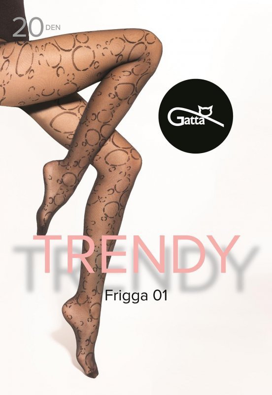 Gatta Trendy Frigga wz.01 5XL rajstopy damskie 
