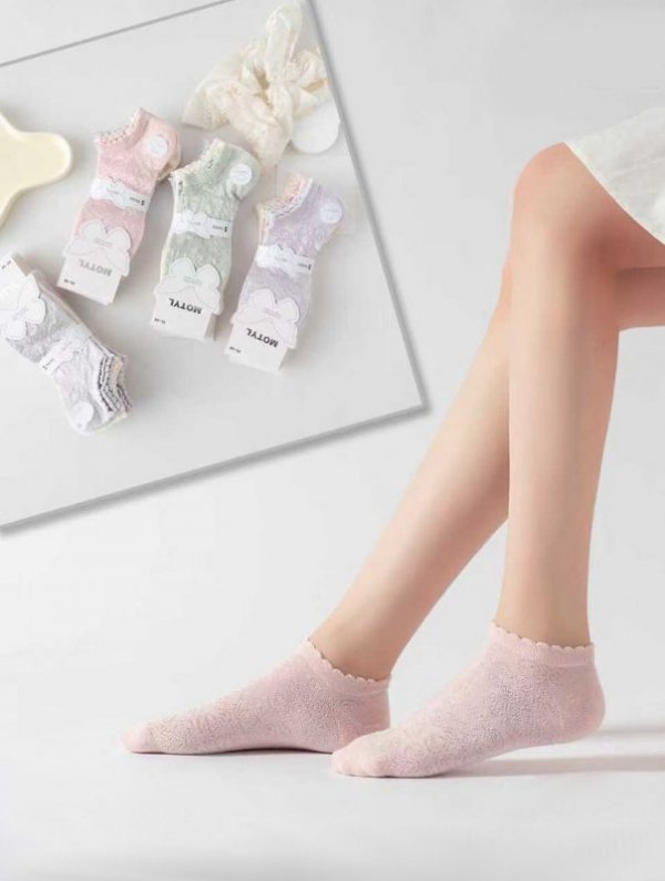 WiK Motyl 3504 wz.13 Ażur stopki damskie 