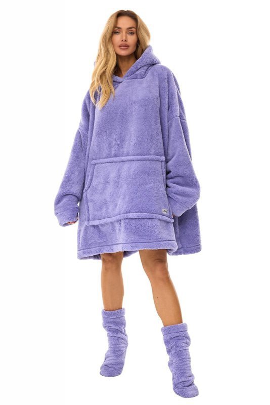 L&amp;L 2466 dł/r oversizowa bluza z kapturem-5