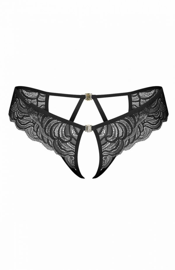 Obsessive Divienne Crothless Thong figi damskie 