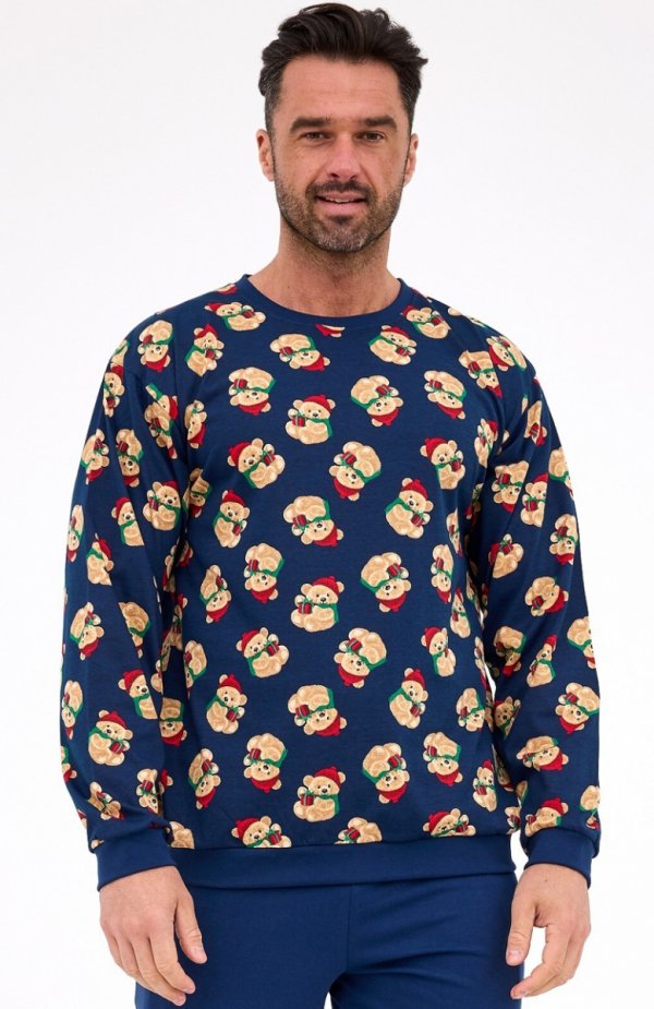Cornette 457/293 Teddy Christmas piżama męska 