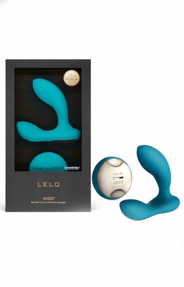 Lelo Hugo wibracyjny masażer prostaty ocean blue-1