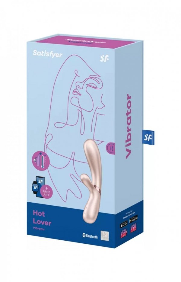 Podgrzewający podwójny wibrator Hot Lover pudełko