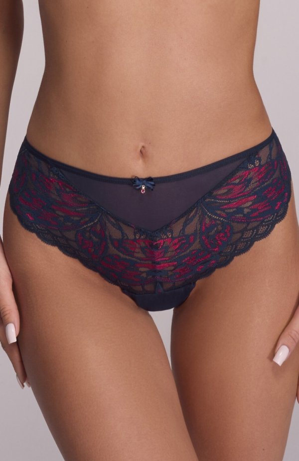 Ava 2182/B Navy Blue braziliany figi damskie 