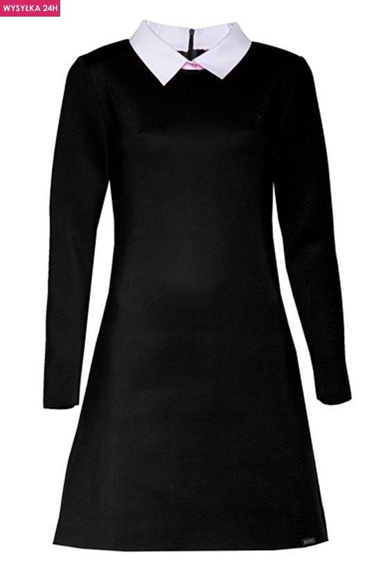 *Katrus K245 sukienka czarny