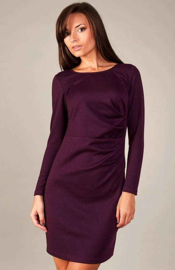 Vera Fashion Sophie sukienka śliwka