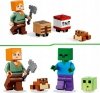 LEGO Minecraft 21240 Przygoda na Mokradłach Walka z Zombie i Szlamem 7+