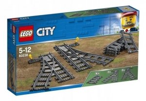 LEGO City 60238 Tory Zwrotnice Kolej do Pociągów Kolejki 5+