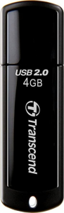 Pendrive (Pamięć USB) TRANSCEND (4 GB USB 2.0 Czarny )