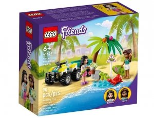 LEGO Friends 41697 Pojazd do Ratowania Żółwi Quad Przyczepa 90 klocków 6+