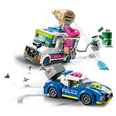 LEGO CITY 60314 POLICJA Policyjny Pościg za Furgonetką z Lodami Radiowóz 5+