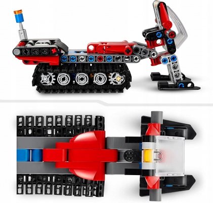 LEGO Technic 42148 Ratrak 2w1 Skuter Śnieżny Zima 178 klocków 7+