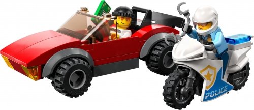 LEGO City 60392 POLICJA Motocykl Policyjny Auto Złodzieja 59 klocków 5+