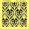 .Schablone für Scrapbooking Decoupage 16x16cm ST0197B