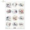 Reispapier für Serviettentechnik und Decoupage R2490