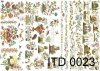 Decoupage paper ITD D0023