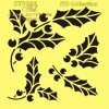 .szablon - maska do scrapbooking (HS code 39206219) 16x16 cm ST0083A