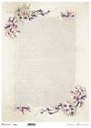 Seria Flower Post - White, Kwiatowa Poczta w bieli, kwiaty owocowe, list*Series Flower Post - White, Flower Post in White, fruit flowers, letter