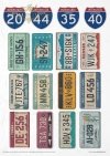 Zestaw papierów ryżowych - Legendarna Droga 66*Rice paper set - Legendary Route 66*Reispapier-Set - Legendäre Route 66*Juego de papel de arroz - La legendaria Ruta 66
